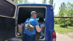 Гумкорпус Югры передал подарки воспитанникам Макеевского спецдома ребенка