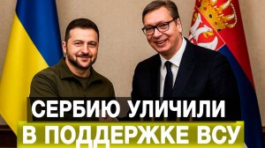 Сербию уличили в поддержке ВСУ