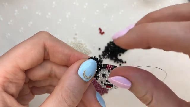 ФИГУРКИ ИЗ БИСЕРА МИННИ МАУС МЫШЬ ДЛЯ НАЧИНАЮЩИХ МАСТЕР - КЛАСС MINNIE MAUSE