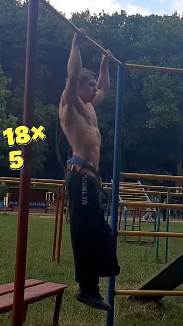 Подтягивание со статическим удержанием с доп.весом 18 ? смотреть онлайн