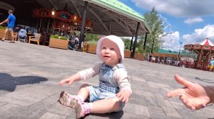 VLOG 5 Поход в парк аттракционов / Новые умелки Евы / Развивашки / Прогулки / Будни