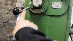 Настроечный запуск сверлильного станка 2Н125Л