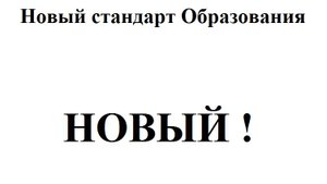 Новый стандарт Образования