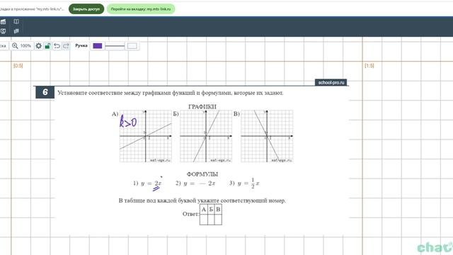 Линейная и квадратичная функции 9 кл смотреть онлайн