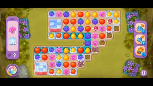 очень сложный уровень 14394 в Gardenscapes смотреть онлайн