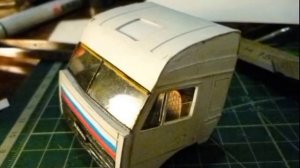 Сборка КамАЗа 54115 из картона к/с Дальнобойщики, с канал