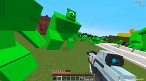 ЖЕЛЕЙНЫЙ МИШКА ПРОТИВ ЗЕЛЕНЫЙ ЧЕЛОВЕК МУТАНТ В МАЙНКРАФТ ~ ИСПЫТАНИЯ МУЛЬТИК MINECRAFT ! МЕДВЕДЬ НУ