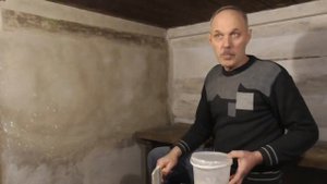 Глиняная штукатурка в бане // Что с ней стало 2 года спу?