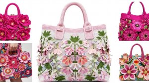 СУМКИ с цветами от AI. ВЯЗАНИЕ - ПОДБОРКА №15.