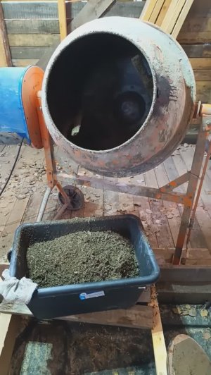 Опилкобетон. Начало.