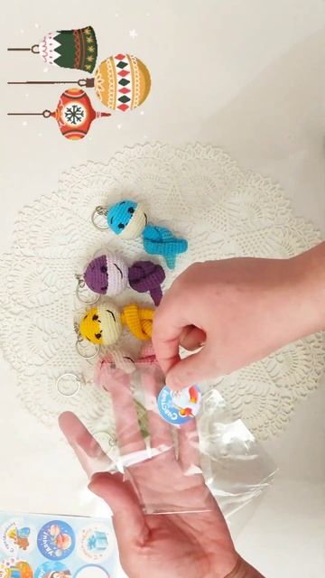 Змейка крючком. Брелоки с символом наступающего года #амигуруми #игрушкикрючком #handmade #змейка