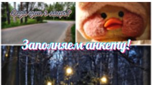 Уточка Диди едет в лагерь!? Заполнение анкеты | lesen4ik