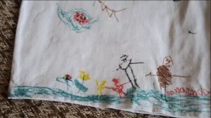 Рисование фломастерами на футболках / необычное рисование для детей