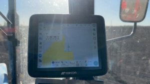Автопілот TOPCON на тракторі  МТЗ-1221. Об'їзд розворотної с