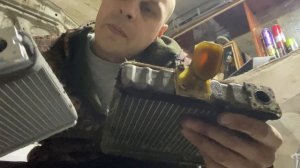 Замена радиатора печки Nissan Cube от Cefiro