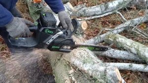 Автопоезд снова в работе! Заготовка дров тихой пилой и