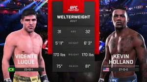 Висенте Люке VS Кевин Холленд
