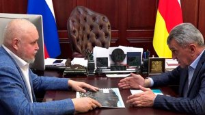 Сергей Меняйло и министр энергетики России Сергей Цивилёв обсудили развитие топливно-энергетического