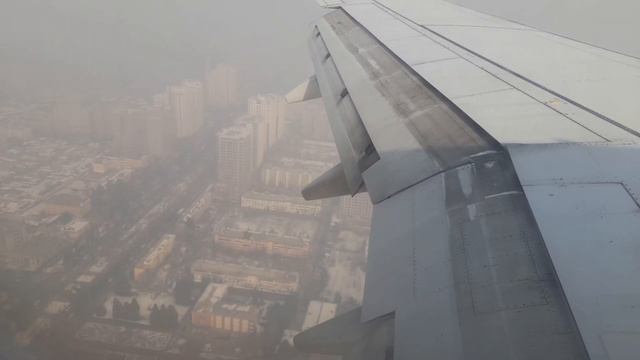 Посадка в Аэропорту Душанбе, Таджикистан / Вид из Каби? смотреть онлайн