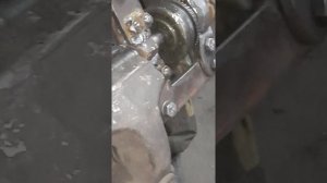 Снятие  котрактного наружнего шруса TOYOTA corola 120