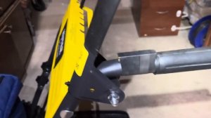 Фиксация ручки привода шнека снегоуборщика huter 4100