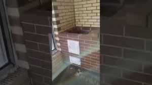 Мангальная зона из кирпича