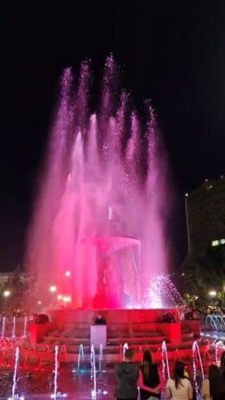День Победы, фонтан на Театралке