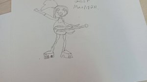 Обзор на мультсериал "Денни Призрак" с моими рисунками