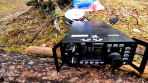 Самодельная EH антенна из консервных банок на 7 МГц.