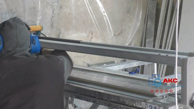 Изготовление ступеней из керамогранита.
