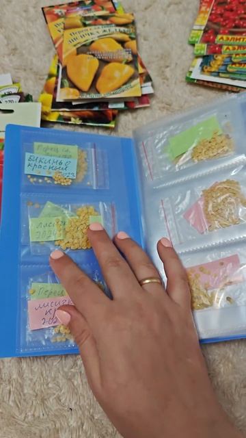 Хранение коллекции семян перца, начало. смотреть онлайн