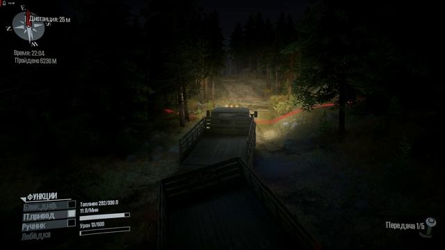 Spintires: MudRunner • Прохождение ➣ Карта Болото # 6. Едем на КР смотреть онлайн