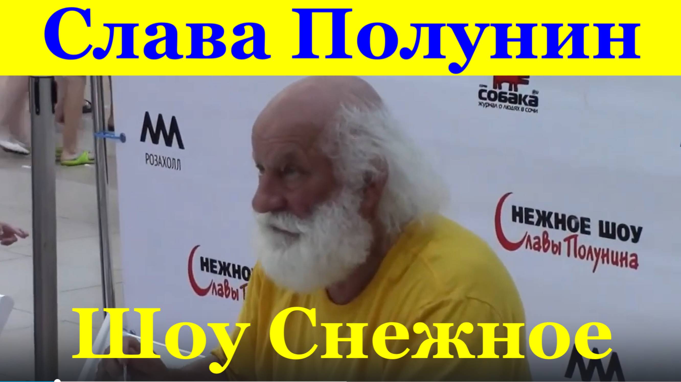 Шоу Снежное Слава Сочи деревня дураков Полунин Алхимия снежности