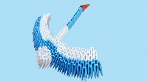 Оригами журавль | Модульное оригами