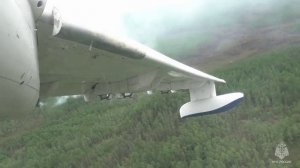 В Хабаровском крае авиация МЧС России тушит лесной пожар