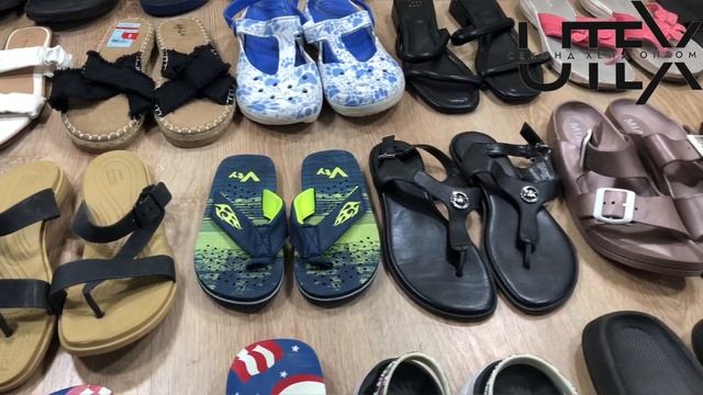 Тапки літні, Екстра, 10 $/кг. (20кг.) лот #38665 UTEX Секонд Хенд смотреть онлайн