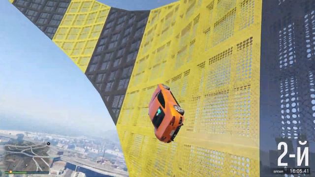 Мы это прошли! Прикольный скилл тест в GTA V ONLINE! смотреть онлайн