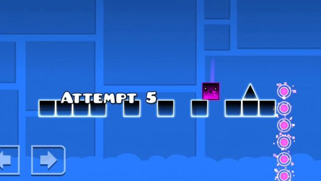 Кубик в мире Geometry Dash. смотреть онлайн