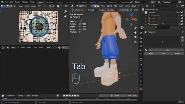 4. Texturing Character Clothing - T-Shirt, Pants & Shoes