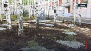 В Ижевске на территории школы №88 открыли Сквер памяти