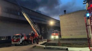 В Ярославле произошел пожар на производственном предприятии на площади 400 кв. м