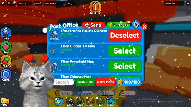 🎄ПРОВЕРКА НОВОГОДНЕЙ ПОЧТЫ в Roblox Toilet Tower Defense смотреть онлайн