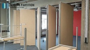Раздвижная стена желтая в Высшей Школе Экономики