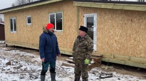 Дом с гаражом из СИП-панелей 90м2 в комплектации теплый