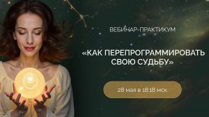 Онлайн-практикум "Как перепрограммировать свою судьбу"