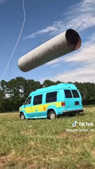 скидываем металлические трубы #мрбист #рекомендации
