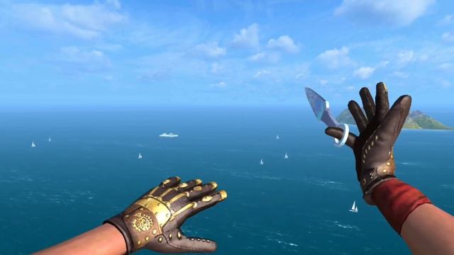 сэт Kunai "Snow Camo" и Gloves "Steam Rider" смотреть онлайн