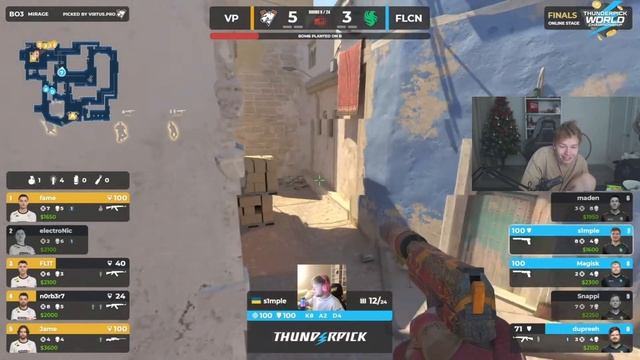 симпл дал тяжечку во время раунда смотреть онлайн