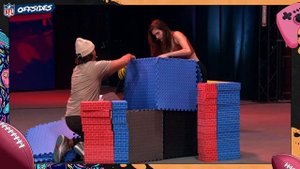 @KurtBenkert , @BotezLive , and Delanie Walker Compete in Challenges  | NFL Offsides