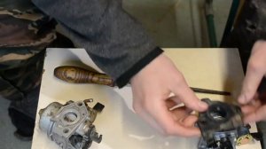 установка китайского карбюратора на мотоблок || installing